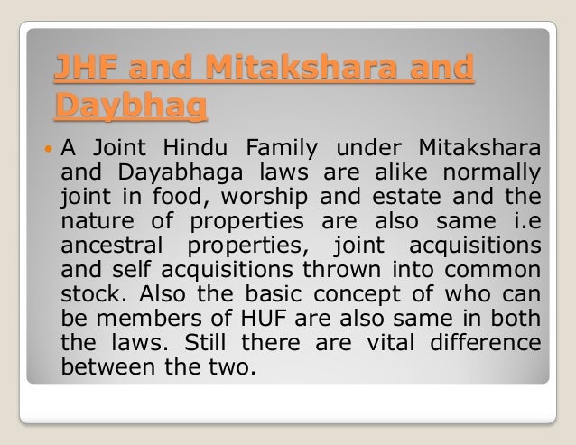 Joint Hindu Family Business Project Pdf